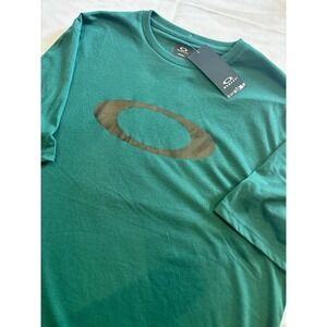 New! Men's Oakley Hydrolix Short Sleeve Green Shirt